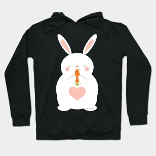 Bunny with carrot Hoodie